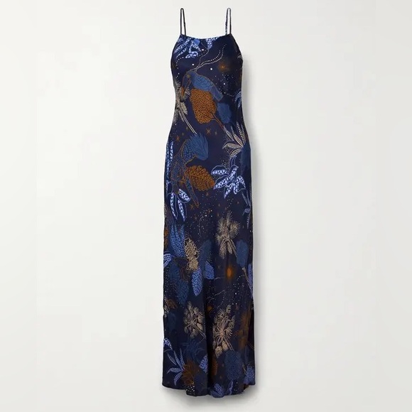 farm rio night jungle slip maxi dress Farm Rio Night Jungle Slip Maxi Dress at MarketFair Shoppes in Princeton, NJ